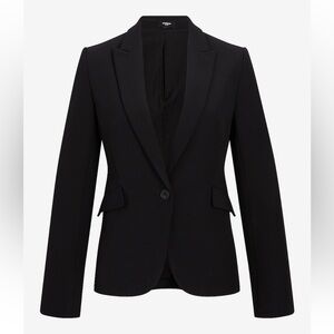 LIKE NEW/EUC Express Editor Studio Stretch Twill Fitted
One Button Blazer